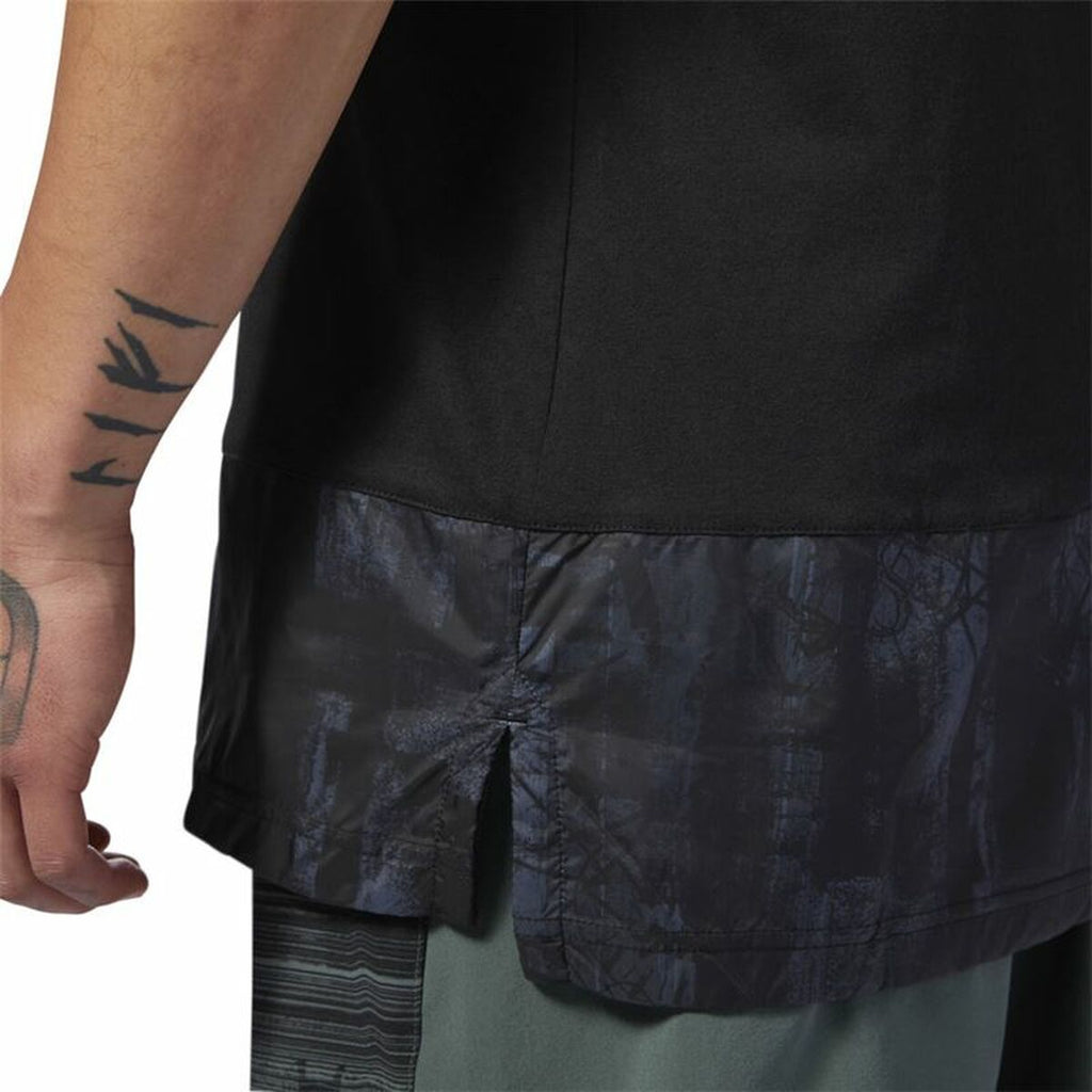Men’s Short Sleeve T-Shirt Reebok Black