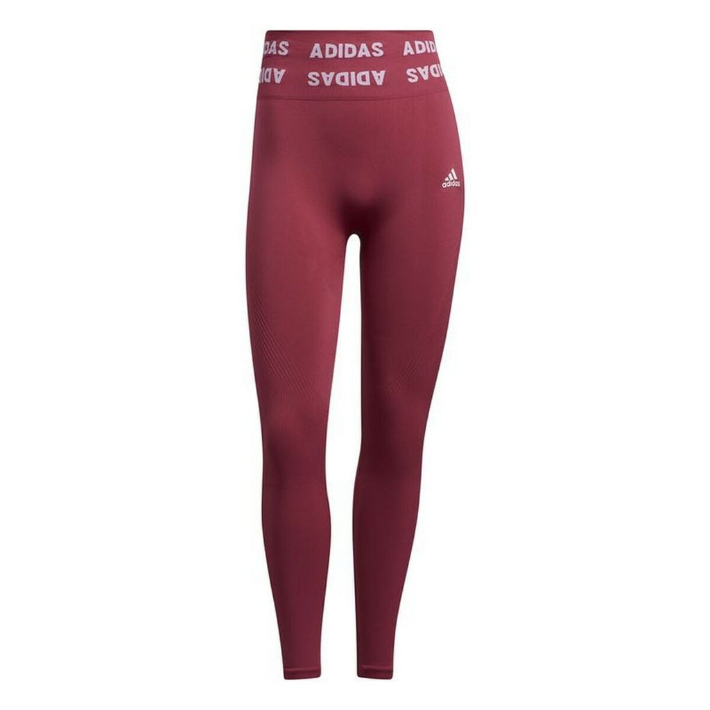 Adidas Aeroknit High-rise Women's Leggings - Red von Adidas | BYAG.
