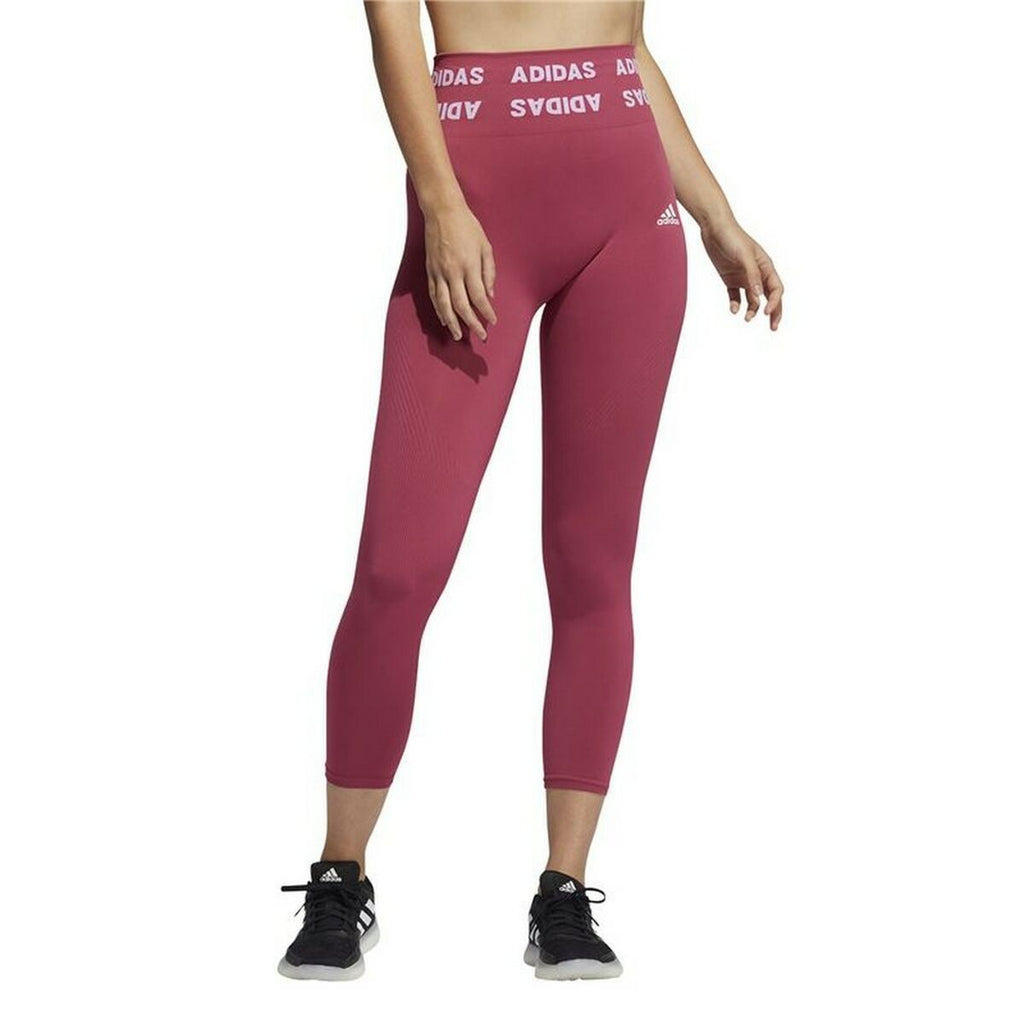 Adidas Aeroknit High-rise Women's Leggings - Red von Adidas | BYAG.