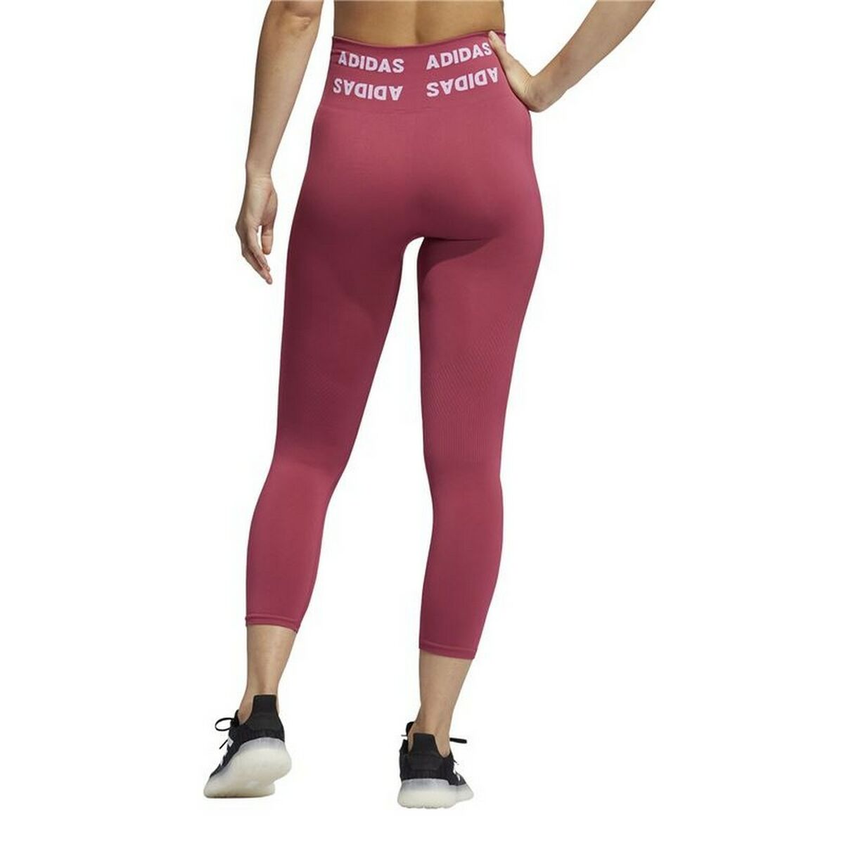 Adidas Aeroknit High-rise Women's Leggings - Red von Adidas | BYAG.
