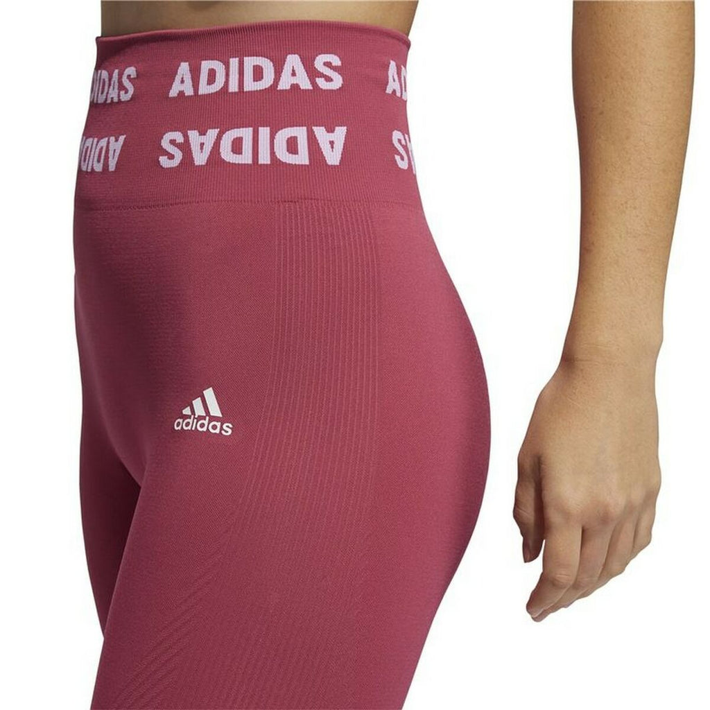 Adidas Aeroknit High-rise Women's Leggings - Red von Adidas | BYAG.