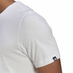 Adidas Brushstroke Logo Men's T-Shirt - White von Adidas | BYAG.