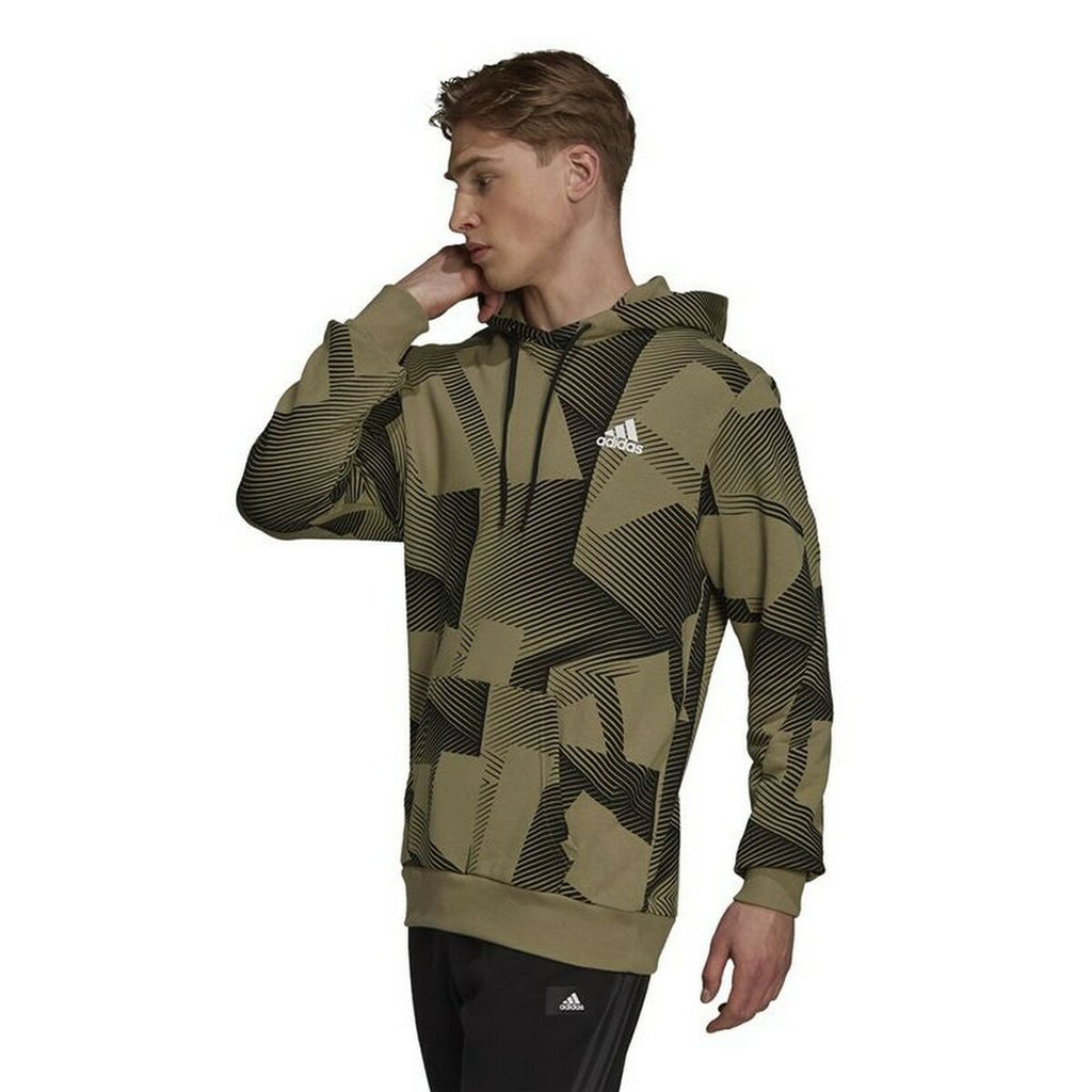 Adidas Graphic Men's Hoodie - Khaki von Adidas | BYAG.
