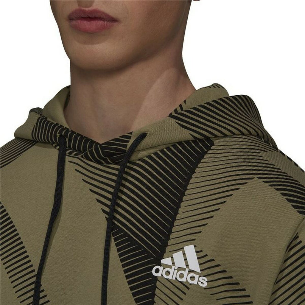 Adidas Graphic Men's Hoodie - Khaki von Adidas | BYAG.