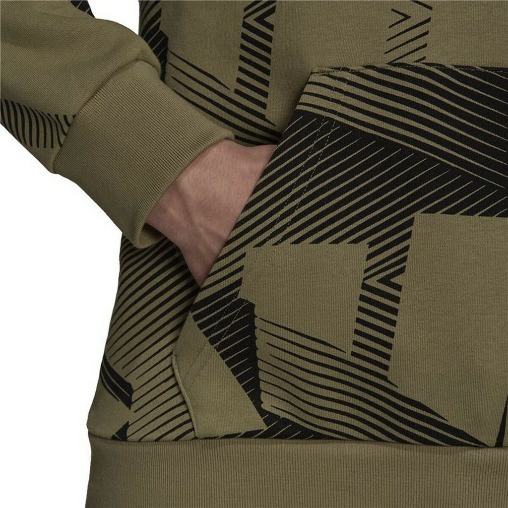 Adidas Graphic Men's Hoodie - Khaki von Adidas | BYAG.