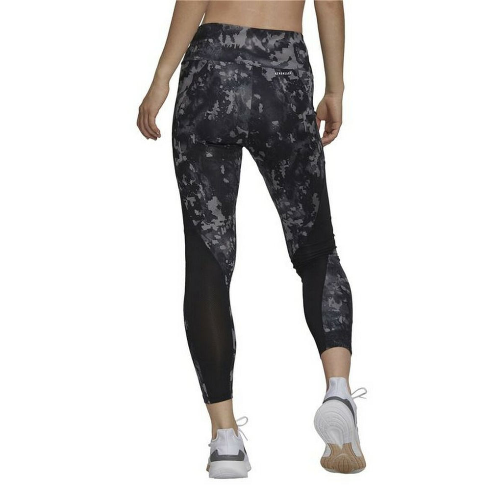 Adidas D2M Print High-rise Women's Leggings - Black von Adidas | BYAG.
