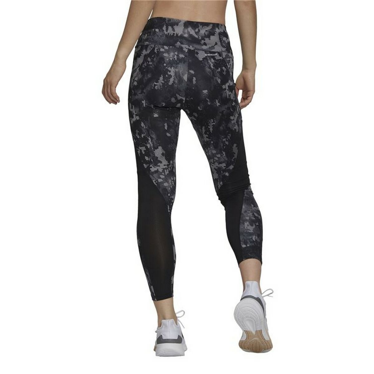 Adidas D2M Print High-rise Women's Leggings - Black von Adidas | BYAG.