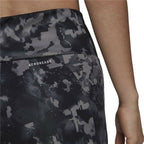 Adidas D2M Print High-rise Women's Leggings - Black von Adidas | BYAG.