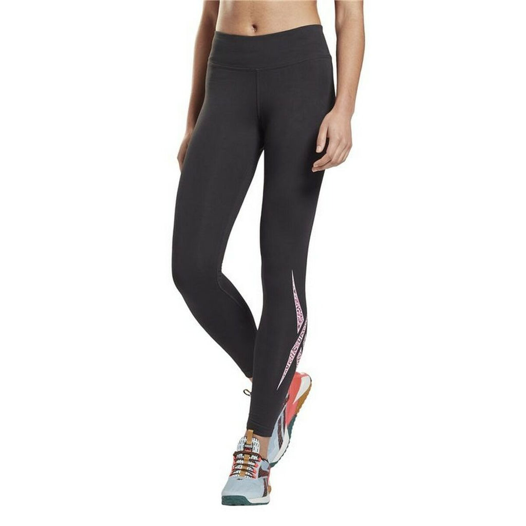 Reebok Sportleggings Damen Moder Safari Schwarz – Produktansicht 16