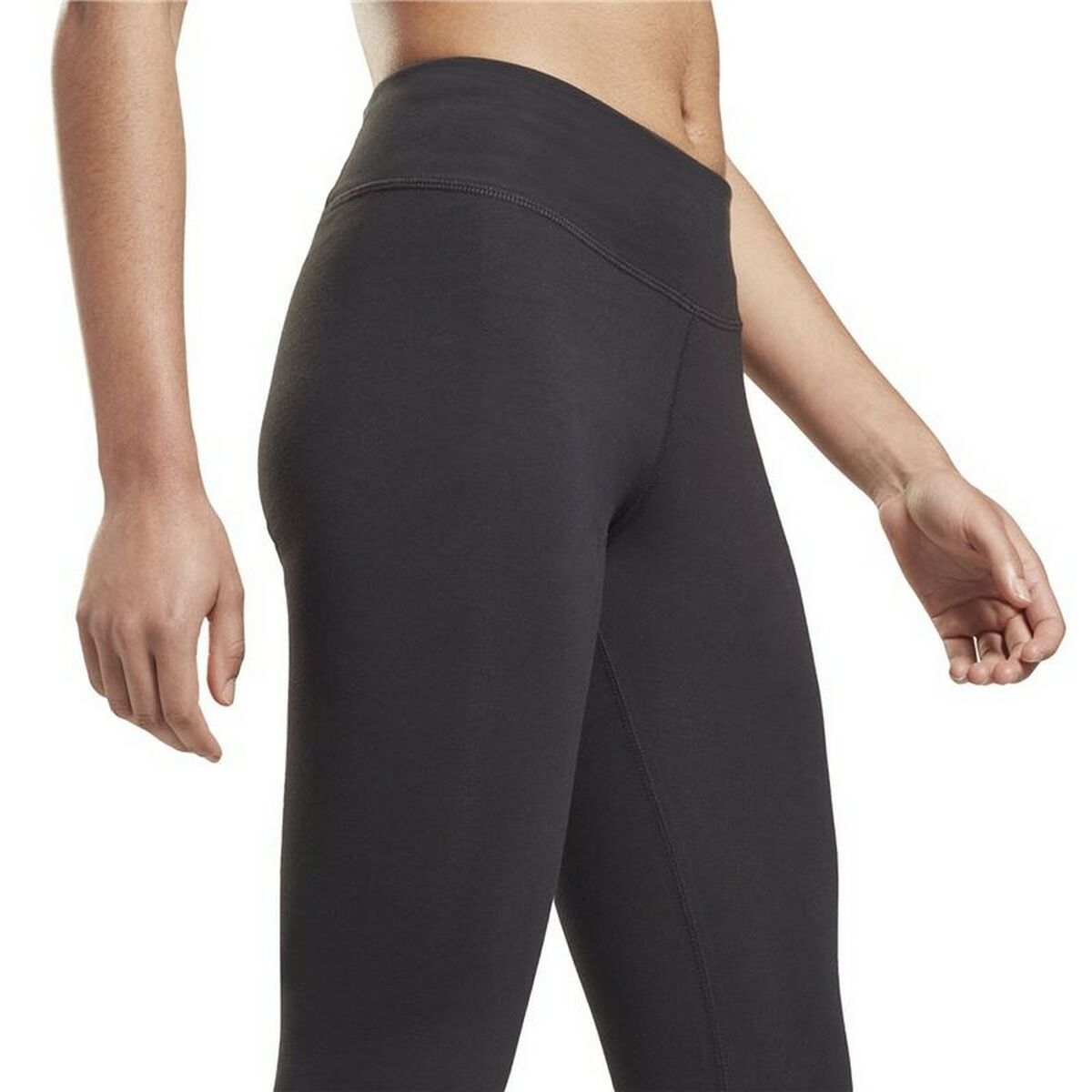 Reebok Sportleggings Damen Moder Safari Schwarz – Produktansicht 8
