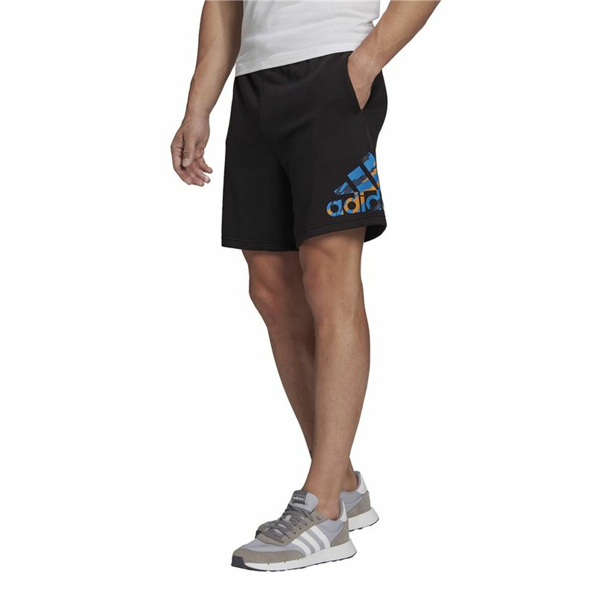 Adidas Camo Men's Shorts - Black von Adidas | BYAG.