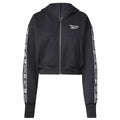 Reebok Damen Sportjacke Tape Pack Full Zip Schwarz – XS