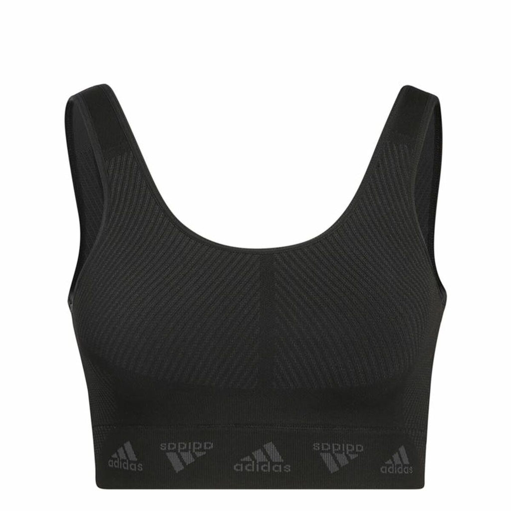 Adidas Bra Aeroknit Women's Sports & Outdoors - Black von Adidas | BYAG.