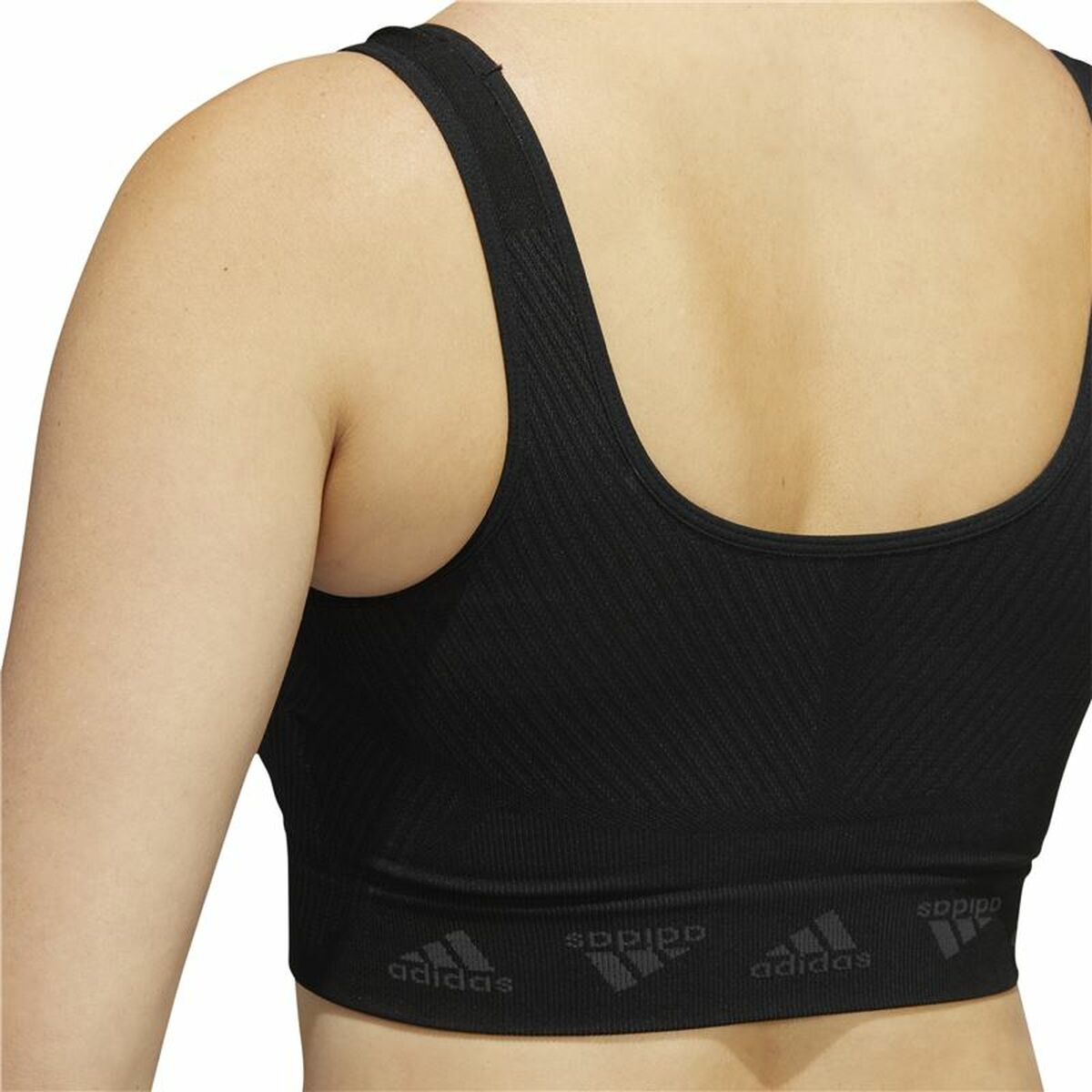 Adidas Bra Aeroknit Women's Sports & Outdoors - Black von Adidas | BYAG.