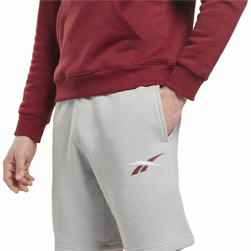 Reebok Herren Sportshorts Essentials French Terry Grau – Produktansicht 13