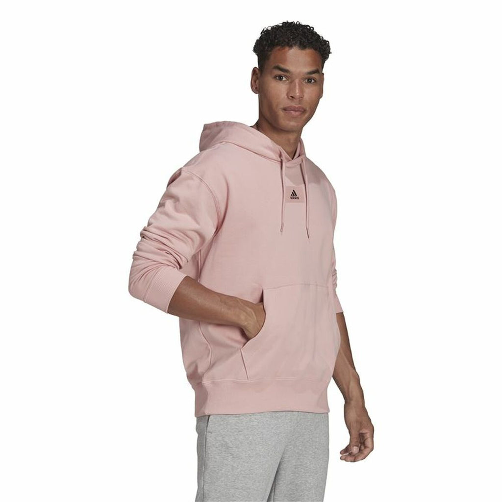 Adidas Essentials Men's Hoodie - Pink von Adidas | BYAG.