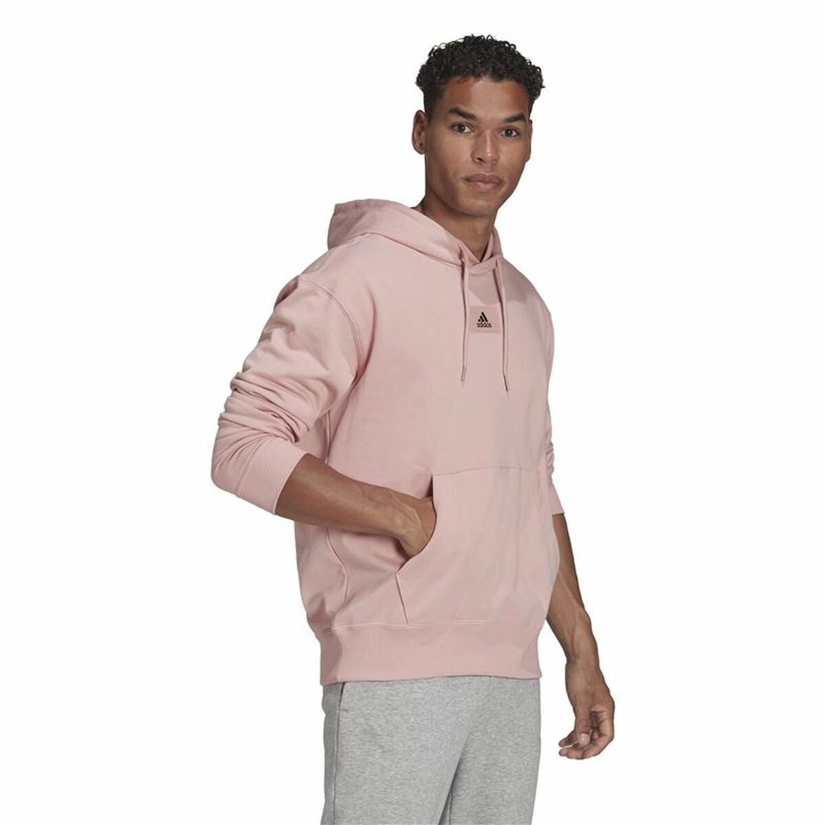 Adidas Essentials Men's Hoodie - Pink von Adidas | BYAG.
