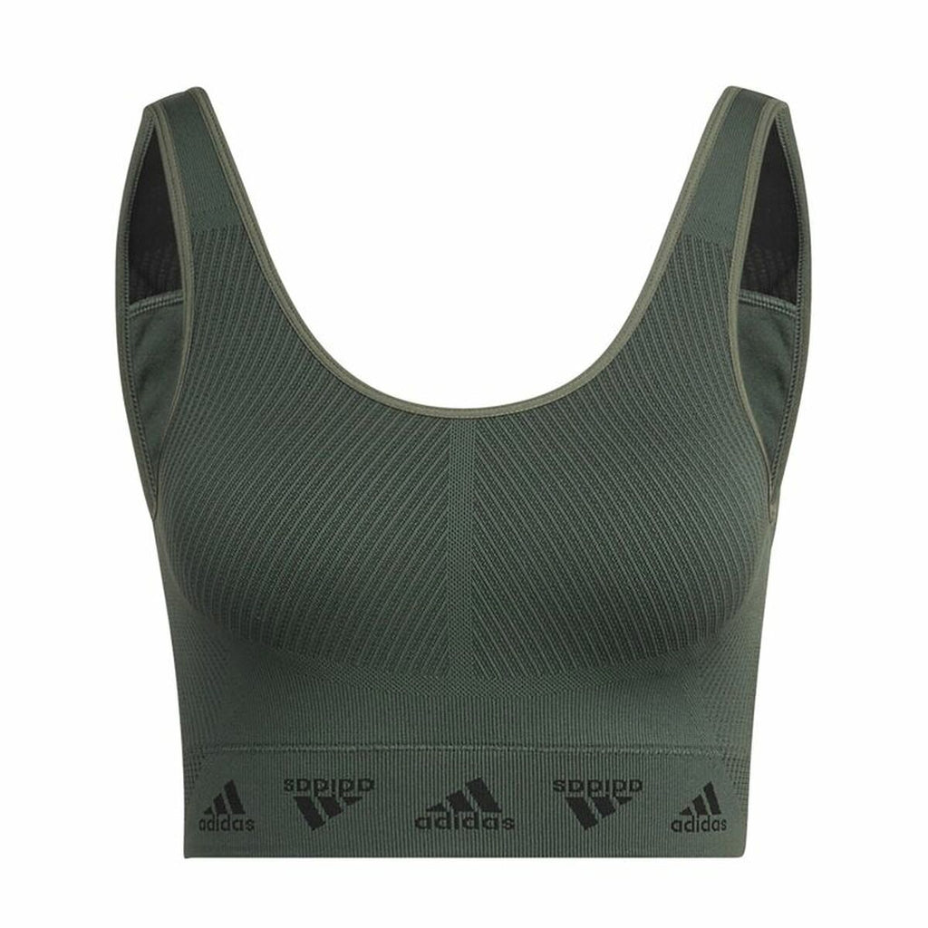 Adidas Bra Aeroknit Women's Sports & Outdoors - Olive von Adidas | BYAG.