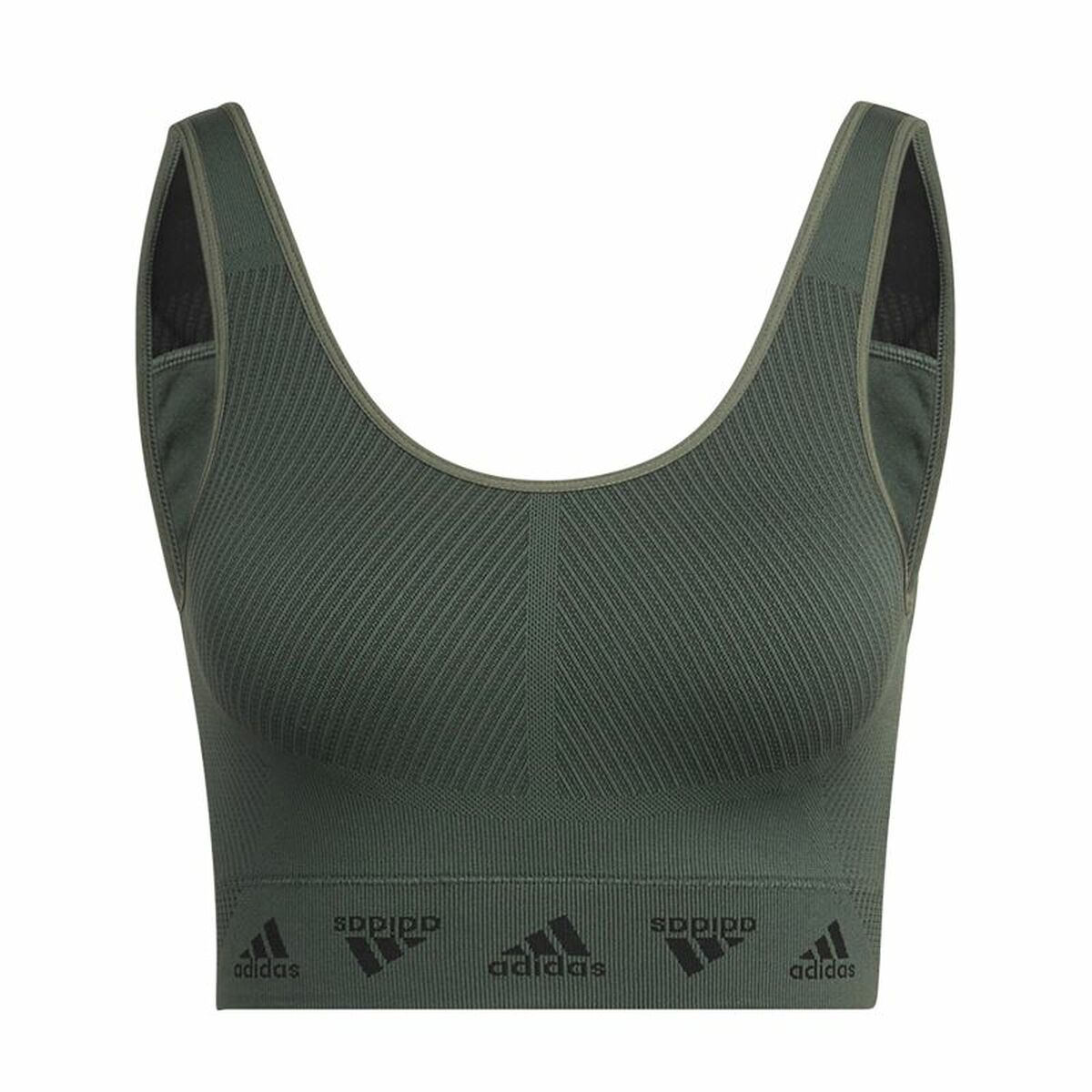 Adidas Bra Aeroknit Women's Sports & Outdoors - Olive von Adidas | BYAG.