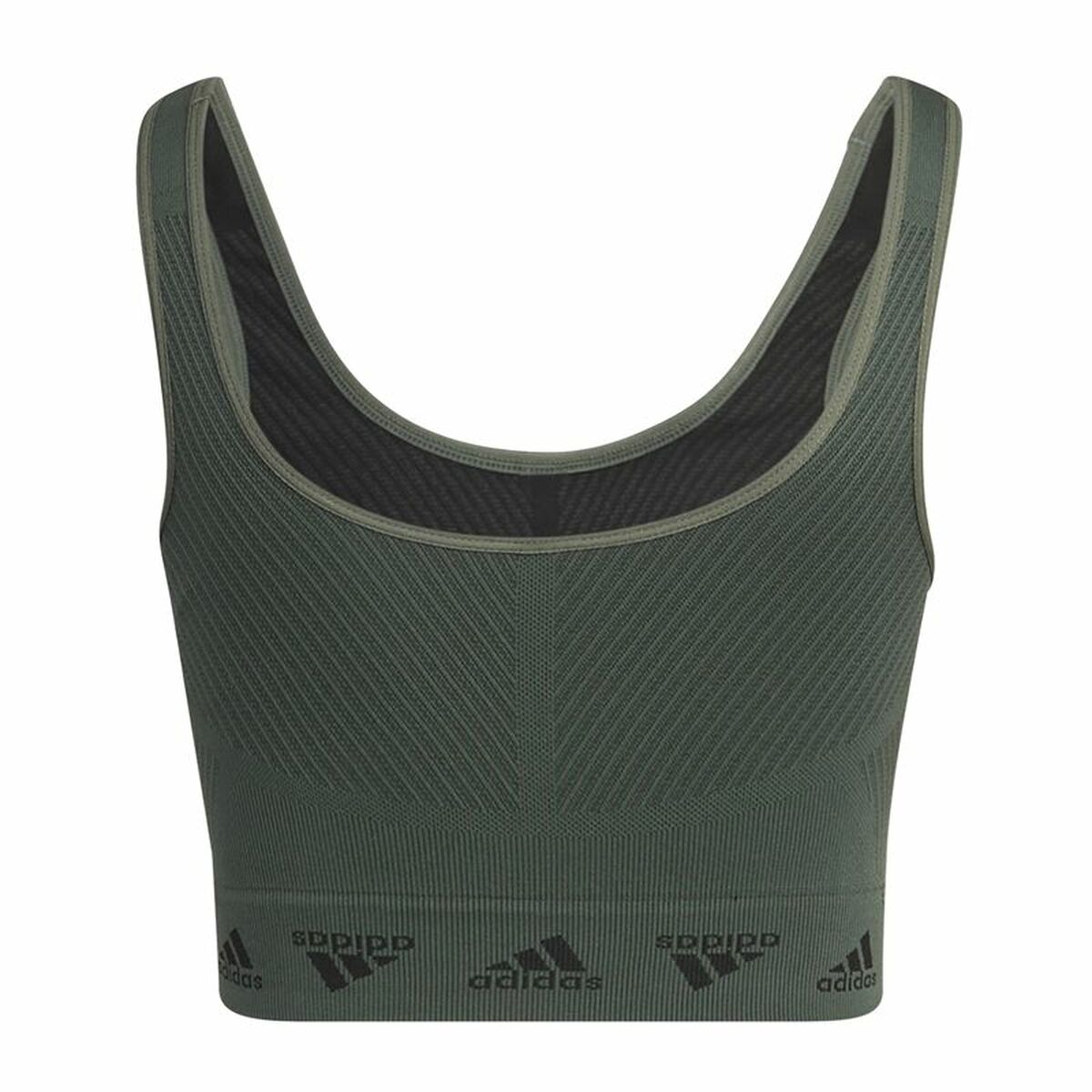 Adidas Bra Aeroknit Women's Sports & Outdoors - Olive von Adidas | BYAG.