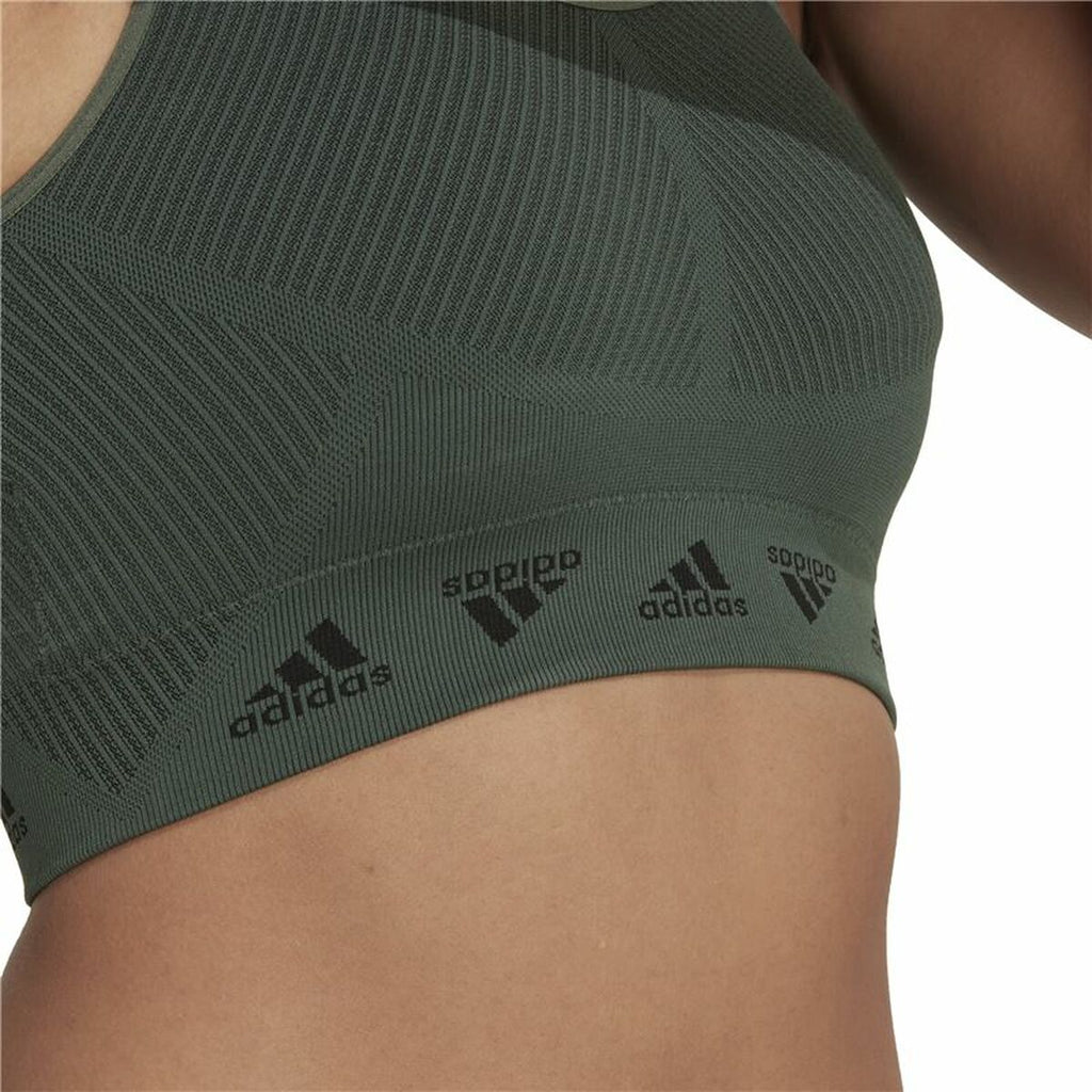 Adidas Bra Aeroknit Women's Sports & Outdoors - Olive von Adidas | BYAG.