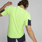 Men’s Short Sleeve T-Shirt Puma Individual Final Lime green Men
