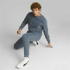 Long Sports Trousers Puma Elevated Light Blue Men