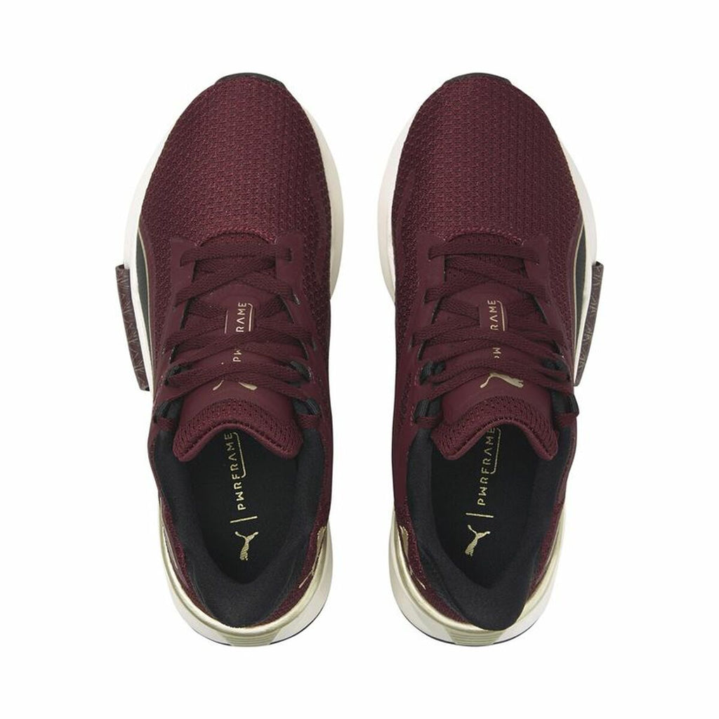 Sports Trainers for Women Puma PwrFrameTR Deco Glam Burgundy
