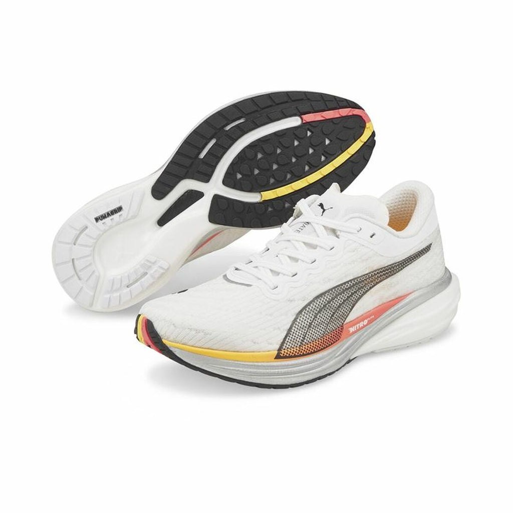 Puma Deviate Nitro Men's Running Shoes - White von Puma | BYAG.
