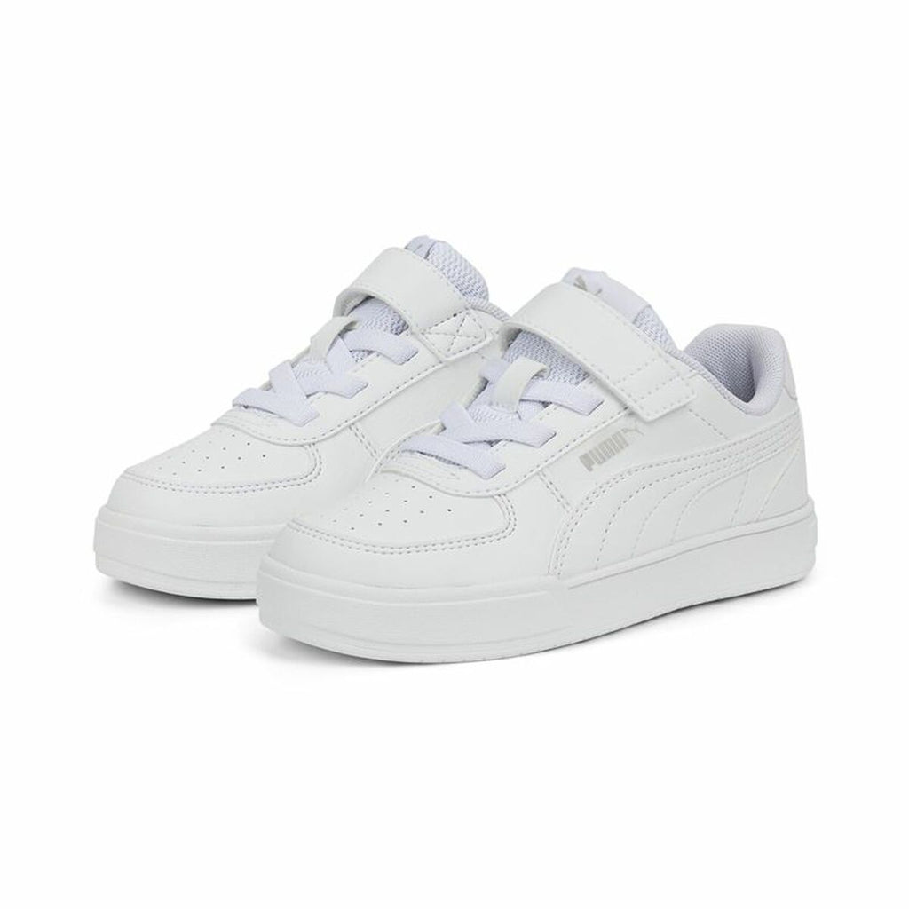 Sports Shoes for Kids Puma Caven White