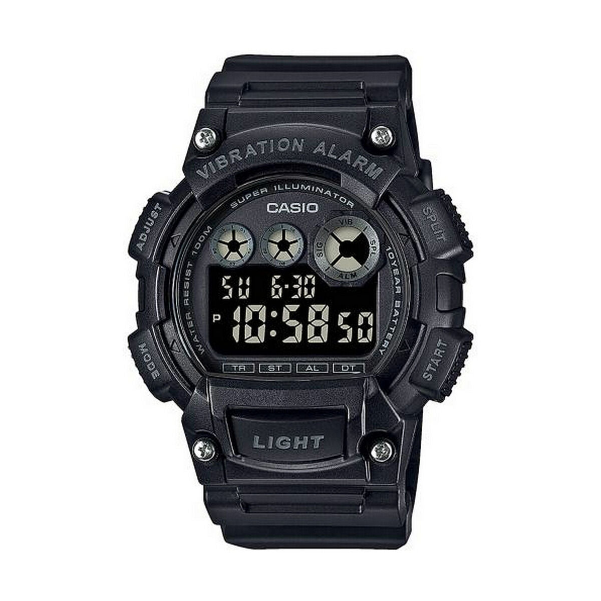 Men's Watch Casio W-735H-1BVEF Black (Ø 47 mm)