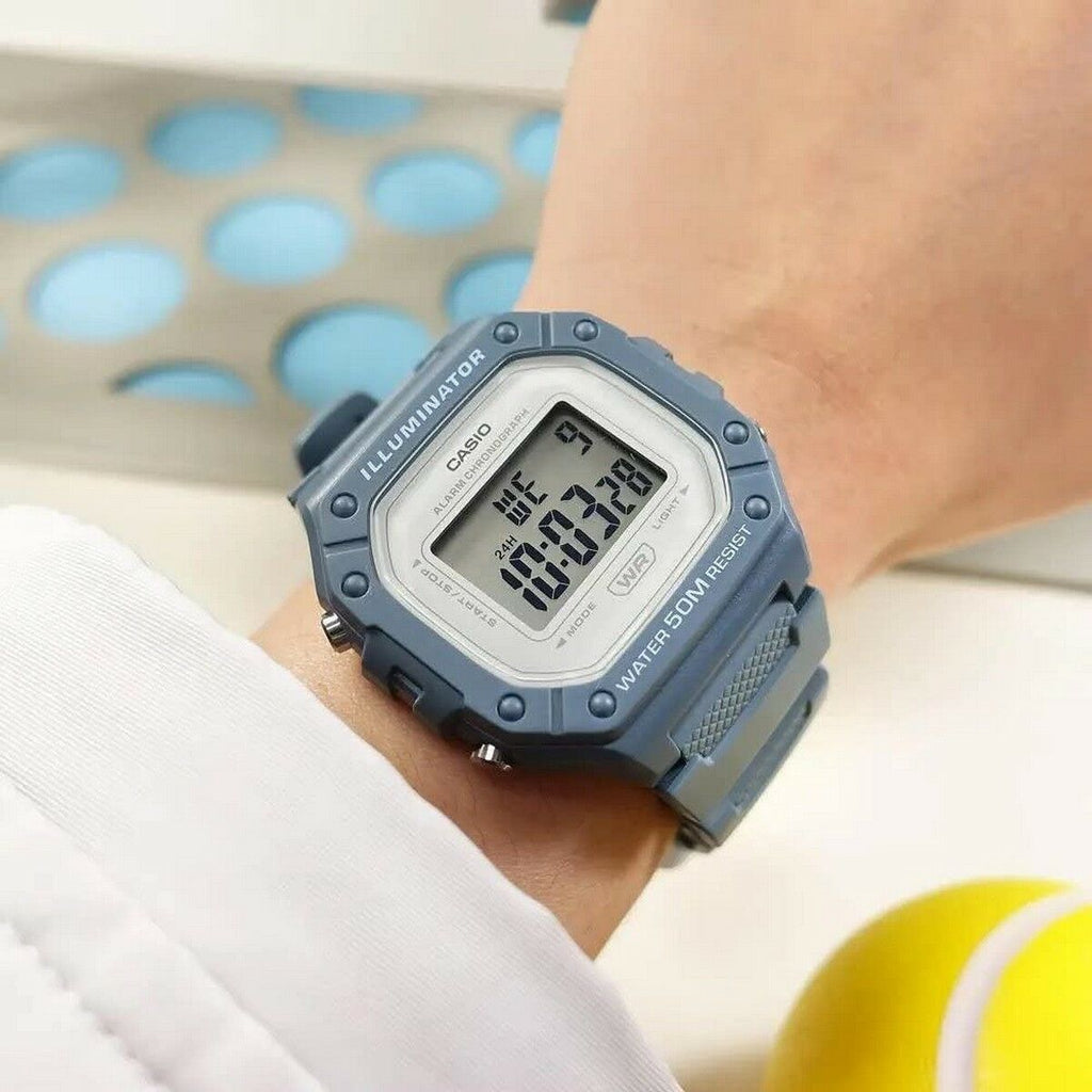 Unisex Watch Casio W-218HC-2AVEF (Ø 43 mm)