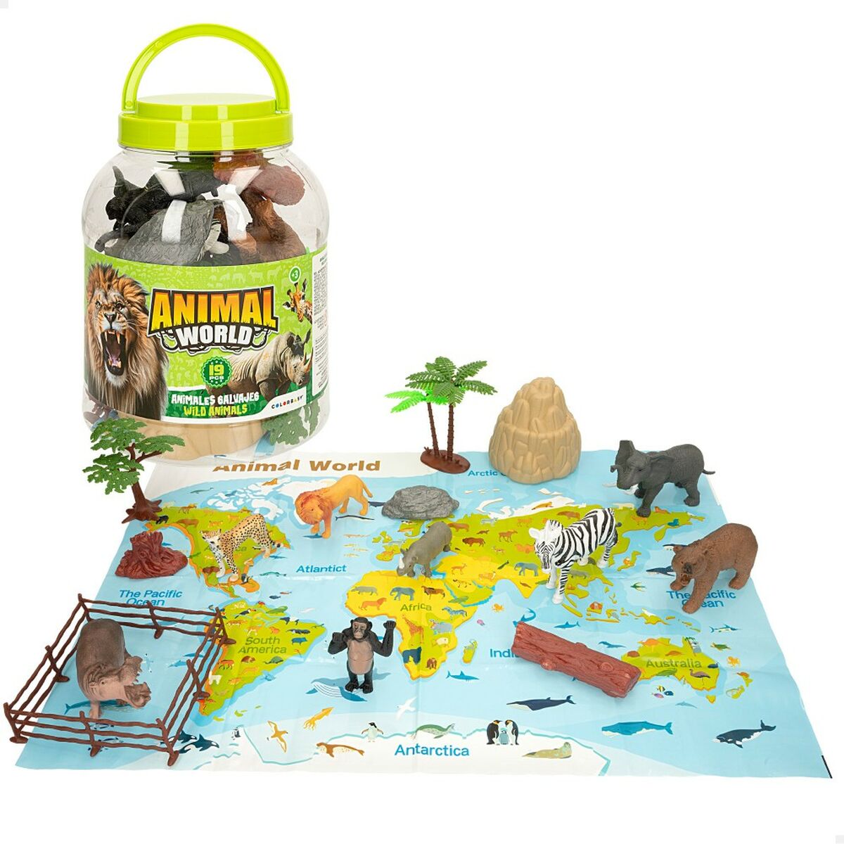 Colorbaby Animal figures Jungle Kunststoff – Produktansicht 2