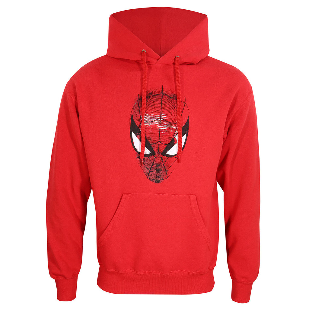 Spider-Man Unisex-Hoodie Spider Crest Rot – Produktansicht 1