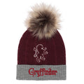 Harry Potter Hut Gryffindor Haus Fur Pom Burgundy – Produktansicht 1