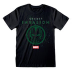 Marvel Kurzarm-T-Shirt Logo Icon Schwarz Unisex – Produktansicht 1