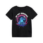 Stitch Kinder-Kurzarm-T-Shirt So Not Ordinary Schwarz – Produktansicht 1