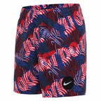 Nike 4" Volley Boys' Swim Shorts - Multicolour, Red von Nike | BYAG.