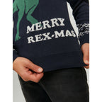 Jack & Jones Unisex Jumper T REX Dunkelblau – Produktansicht 4