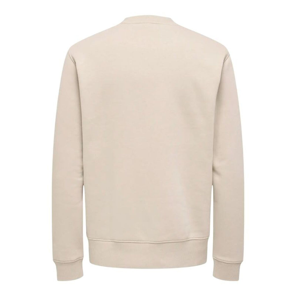 Only & Sons Herren-Sweatshirt without Hood Onsdawson Reg Crew Vd Weiß – Produktansicht 2