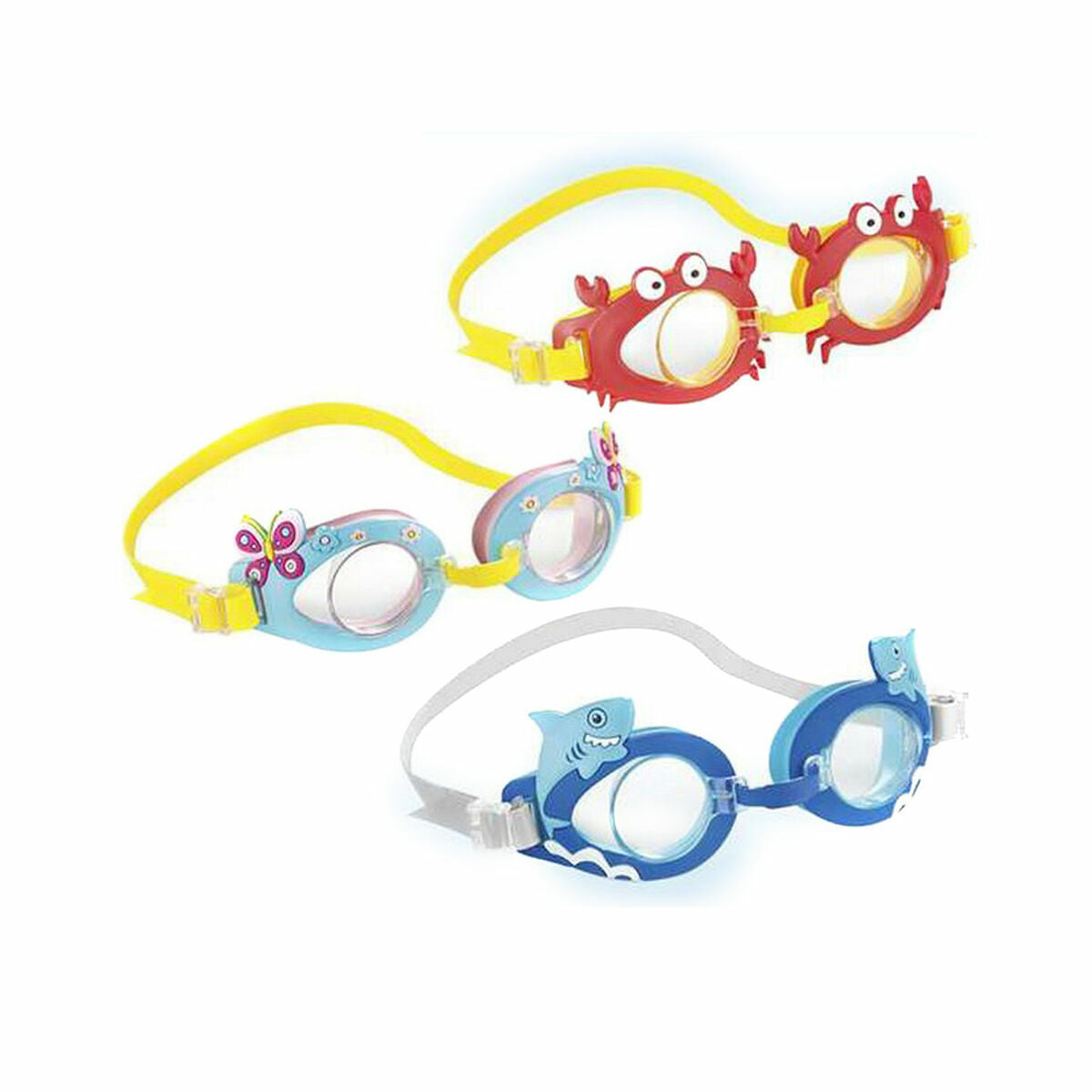 Intex Kinder-Schwimm Goggles Weiß – Produktansicht 2
