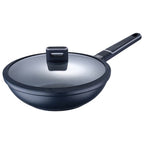 Masterpro Wok Pfanne Indigo Schwarz Aluminium (Ø 28 cm) – Produktansicht 1