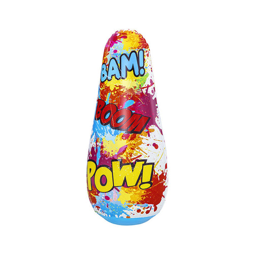 Bestway Kinder-Aufblasbar Boxing Punchbag mit Stand Comics 119 cm