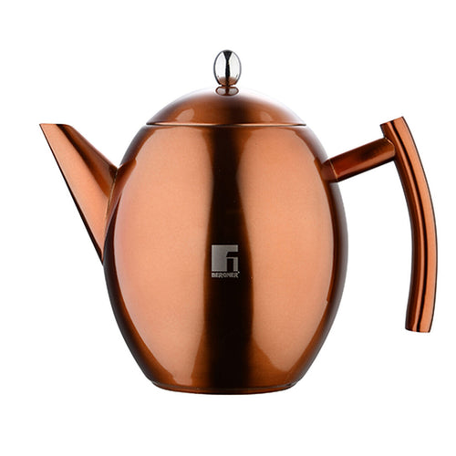 Bergner Teapot Kupfer Edelstahl Stahl 1,75 L