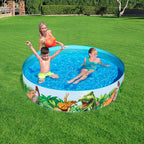 Bestway Aufblasbares Planschbecken für Kinder Dinosaurs – Produktansicht 3