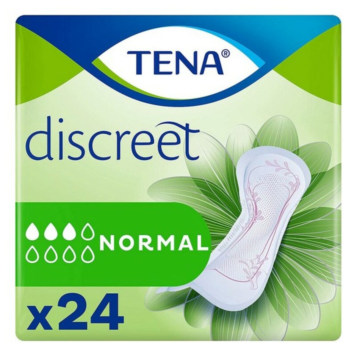 Tena Incontinence Sanitary Pad Discreet Normal (24 uds) – Produktansicht 1