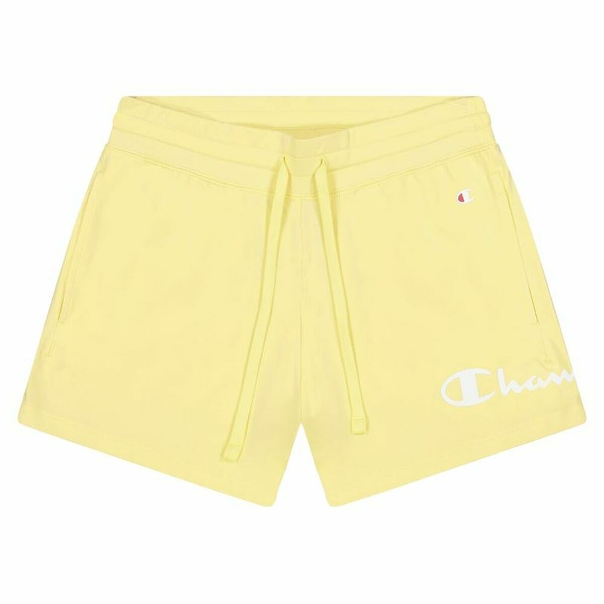 Sports Shorts for Women Champion Drawcord Pocket Yellow