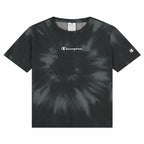 Women’s Short Sleeve T-Shirt Champion Croptop Black