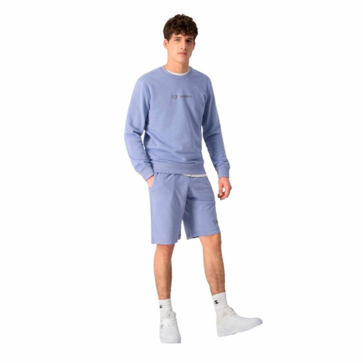Men's Sports Shorts Champion Script Logo BL