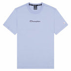 Short Sleeve T-Shirt Champion Crewneck M Purple